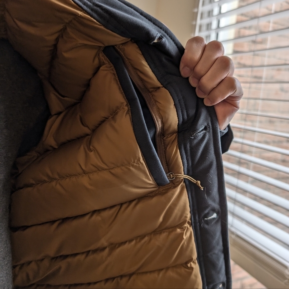 Eddie Bauer men  blue Truckee Down bomber style Jacket - Picture 9 of 14